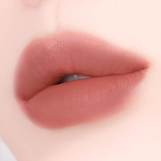 YNM Matte Veil Tint, Soft-Blur Finish, Silicone Lip Brush, K-Beauty, Matte, Moisturizing, Smudge-Proof, Long-Lasting Korean Lip Tint, 0.09 oz (Nutty Veil)