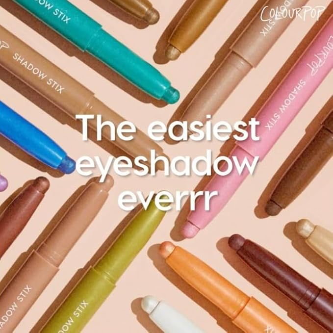 ColourPop Shimmering Golds Shadow Stix Makeup Kit - Shimmer Eyeshadow Make Up Set - Vegan & Cruelty-Free Cream Eyeshadow Sticks with High-Pigment & Metallic Finishes (2 Count)