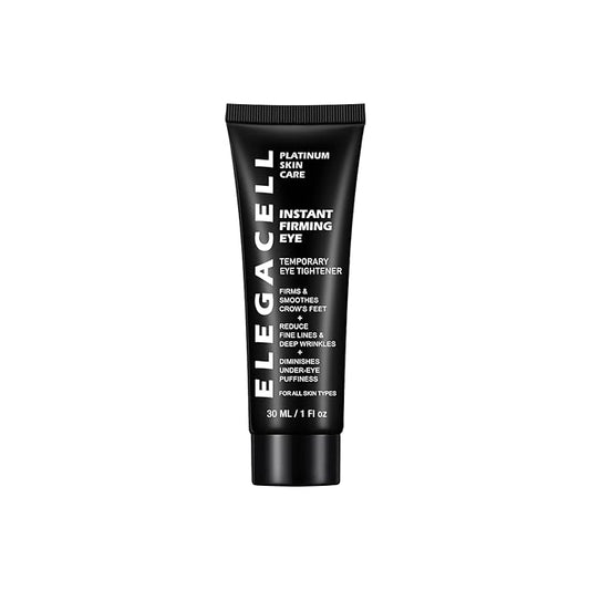 Elegacell Temporary Eye Tightener Cream Instant Firm Eye Cream - Smooth the Look of Fine Lines, 1 Fl oz / 30ml