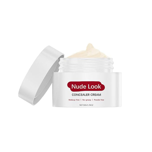 50g Nourishing Concealer Cream - Lightweight Hydrating Formula, Covers Dark Spots & Fine Lines, Evens Skin Tone, Vegan, Cruelty-Free