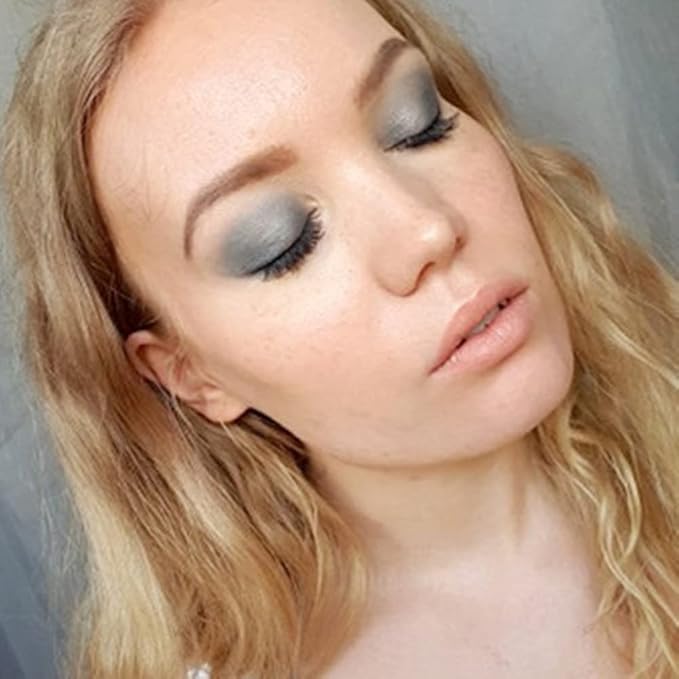 Mysense Single Matte Grey Eyeshadow,Pressed Fine Powder Eye Shadow,High Pigment Longwear Single Grey Eye Makeup for Day&Night (03)