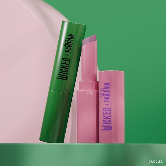 Dr. PawPaw Wicked Lip Balm Duo - Glistening, Bewitching - Natural Balm with Aloe Vera - Gluten Free Lip Moisturizer to Soften and Hydrate - 2 pc