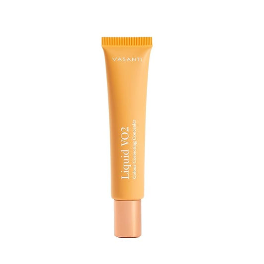 Liquid VO2 Undereye Color Corrector and Concealer by VASANTI - Medium to Deep Skin Tones - Paraben Free, Gluten Free - Look Younger with this Dark Circle Concealer