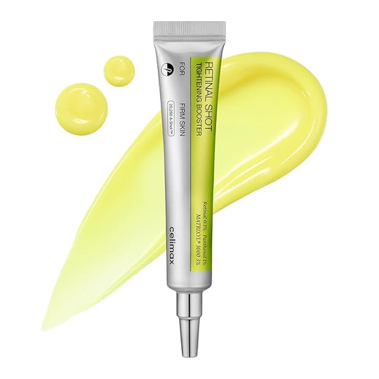 celimax The Vita A Retinal Shot Tightening Booster | 0.1% Retinal, Pore Minimizer, Wrinkles & Fine Lines, Firmer Skin, 15ml