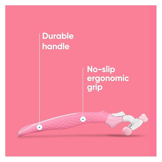 Gillette Venus ComfortGlide White Tea Women's Razor, Handle + 4 Blade Refills