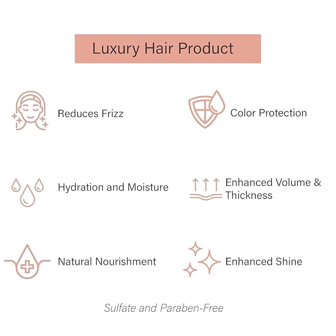 Gold Series Treatment Mask – Deep Hydrating Argan Oil Hair Mask for Dry Damaged, Color Treated and Curly Hair Enriched with Keratin – Sulfate Free Natural Hair Repair Treatment, 18.6oz