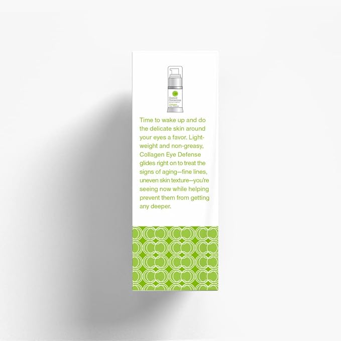 CONTROL CORRECTIVE Collagen Eye Defense, .5 Oz - Soothing & Hydrating Eye Cream, All Skin Types, Lightweight, Elastin, Wheat Germ, Hyaluronic Acid, Restore Smoothing To Delicate Areas