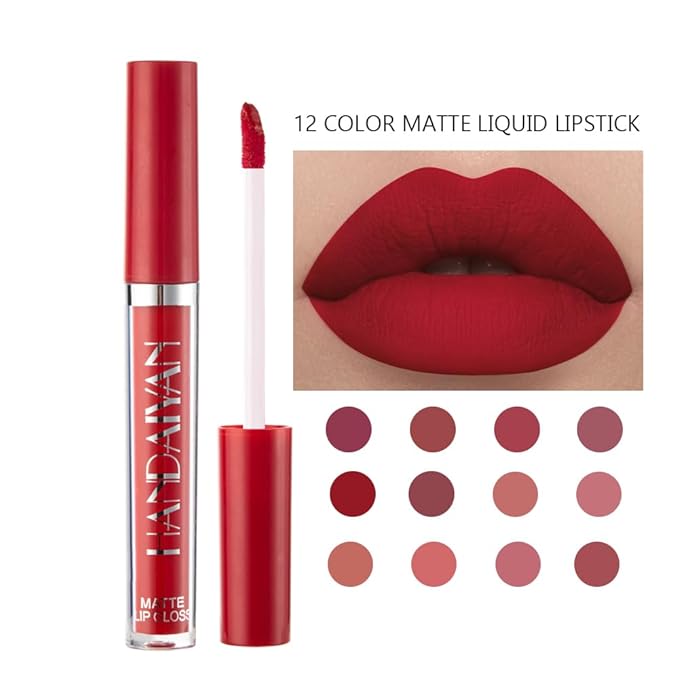 BestLand 3Pcs Matte Liquid Lipstick Set for Women - 24H Transfer-Proof, Moisturizing & Non-Sticky Lip Gloss I Bold Berry, Warm Rose, Muted Pink I Vegan + Cruelty-Free for Daily & Party