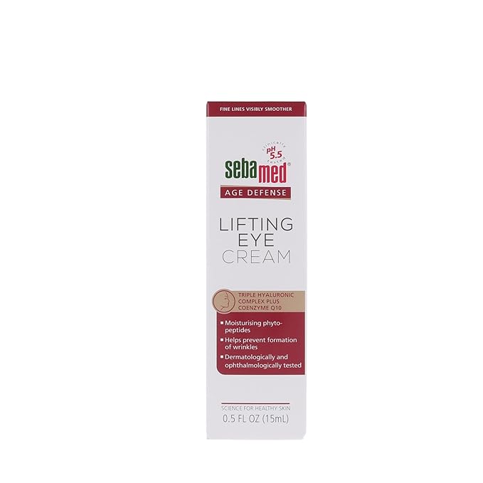 Sebamed Anti Aging Age defense Q10 Lifting Eye Cream Hyaluron Complex - Visibly Reduces the Apperance of Wrinkles (15mL)