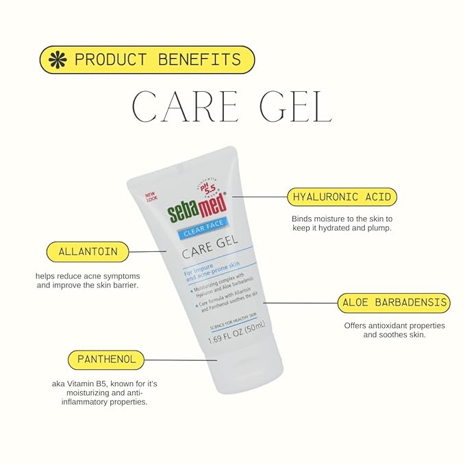 SEBAMED Clear Face Care Gel 50ml - (Pack of 2)