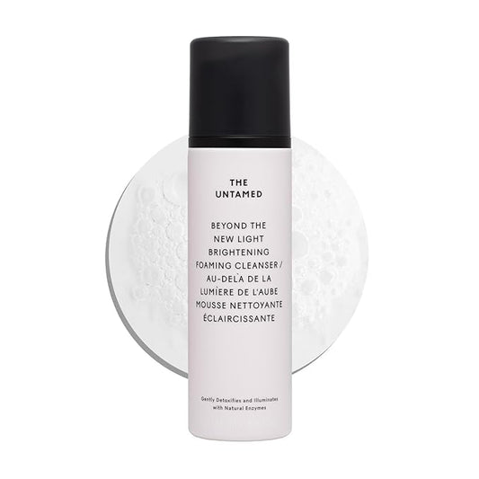 The Untamed Beyond the New Light Brightening Foaming Cleanser 4.2 fl oz – Gentle Daily Face Wash with Hibiscus, Pomegranate & Cacao – Hydrating Facial Cleanser for Sensitive Skin