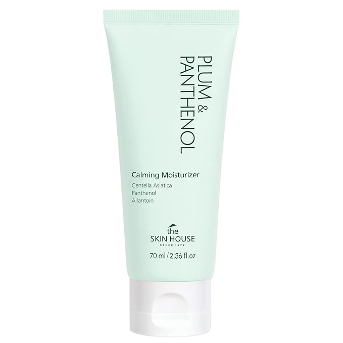 The Skin House Plum & Panthenol Calming Moisturizer for Sensitive Skin | Redness Relief, Soothing Hydration & Barrier Support | Lightweight, Non-Irritating Daily Face Cream [70ml,2.37 oz]