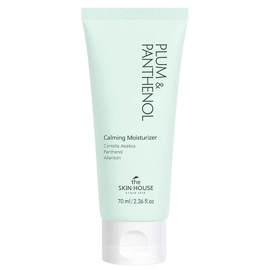 The Skin House Plum & Panthenol Calming Moisturizer for Sensitive Skin | Redness Relief, Soothing Hydration & Barrier Support | Lightweight, Non-Irritating Daily Face Cream [70ml,2.37 oz]
