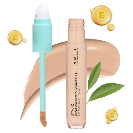 LAMEL OH my Clear Face Concealer - Vitamin E & Tea Tree Extract - Skin Care, Moisturizing & Waterproof - Vegan Formula - Brightening & Protection, 402-0,23 fl.oz