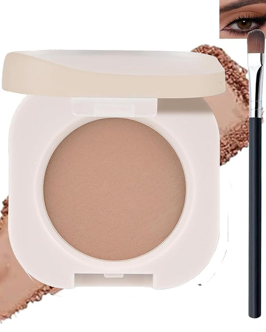 Single Matte Eyeshadow,Rose Brown Eye Shadow Palette Brow Makeup,High Pigment Waterproof Pressed Monochrome Nude Eye Shadows Powder with Smooth Lightweight Blendable Formula for Daily Eye Look-05