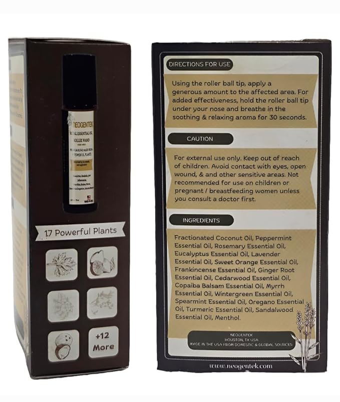 Royal Aches & Pains Essential Oil Blend | Crafted Blend of 17 Powerful Essential Oils | Made in USA | Natural Comfort & Relaxation – Aromatherapy Roll-On for Muscles & Joints, Headache, Sinus – 10ml
