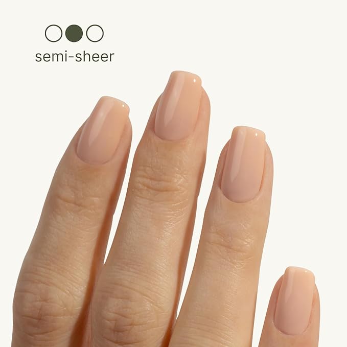 Botanist The Remedy | Nail Strengthening Polish | Repairs & Hardens Nails Damaged from Acrylics, Dip & Gel Manicures | Non-Toxic, 84% Plant Based, 21-Free & Vegan (Nude)