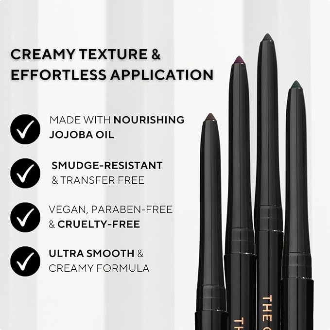 Shades By Shan The Gel Eyeliner, Long-Lasting Smudge-Proof Formula, Vegan, Black (Brown Sugar)