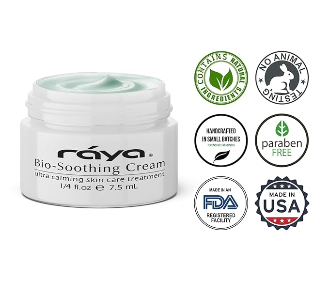 Raya Bio-Soothing Cream (702) | Soothing Facial Spot Remedy for Skin | Whiteheads | Great As An After-Waxing Care Solution
