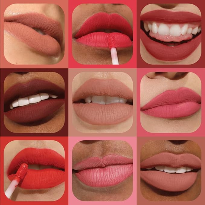 Milani Stay Put Longwear Liquid Lipstick - Smudge-Proof, Kiss-Proof, and Fade-Resistant Formula for All-Day Wear - Iconic