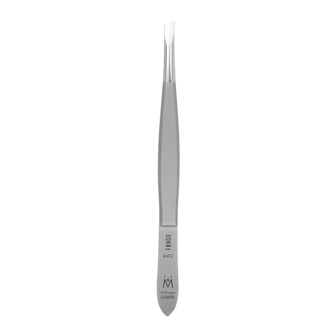 GERMANIKURE 4pc Manicure Set in Dark Purple Leather Case - Made in Solingen Germany, FINOX Stainless Steel Tools – Professional Quality Compact Nail Grooming Kit