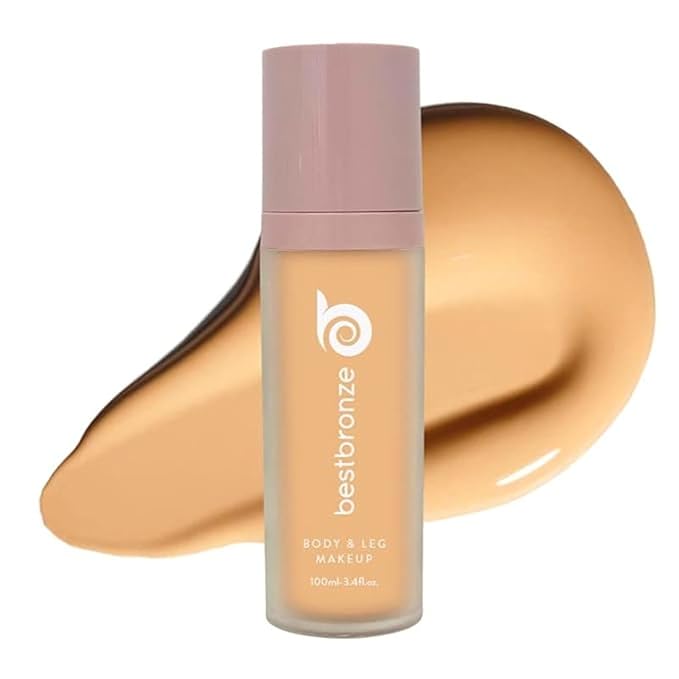 Best Bronze Bombshell Body Makeup - Tattoo Cover Up Makeup & Body Foundation Waterproof - Tattoo Concealer Waterproof for Scars, Varicose Veins Cover Up & Leg Foundation (C45 Medium Beige)