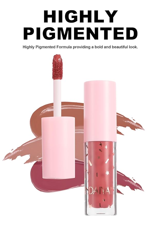 12 Colors Book Style Velvet Matte Liquid Lipstick Christmas Gift Set Long-Lasting Non-Stick Cup Not Fade Shimmer Nude Lip Gloss Thanks For the Love Lip Set (Set C)