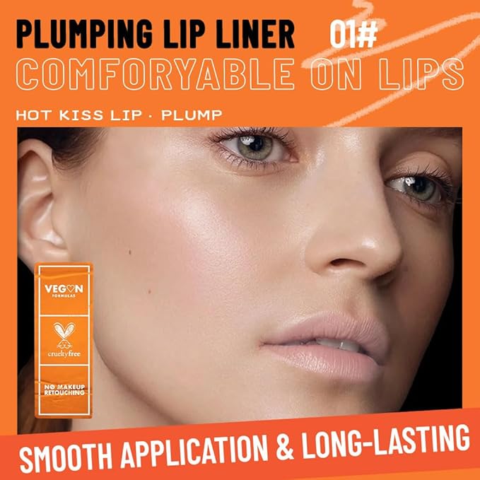 Retractable Lip Liner Pencil for Shaping & Sculpting Lips,Creamy Matte Gel Crayon Lip Liner Pencil delineador de labios,Long Lasting Waterproof Lipstick LipLiner (01#, 1 Count (Pack of 1))