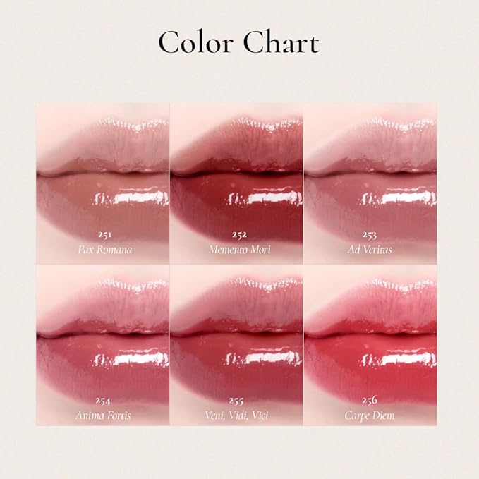 DINTO Blur-Glowy MINI Lip Tint (260 Imperator) - Glossy Finish, Hydrating, Long Lasting, Lightweight Texture, Non-Sticky, Vegan & Cruelty-Free, Korean makeup (11 colors)