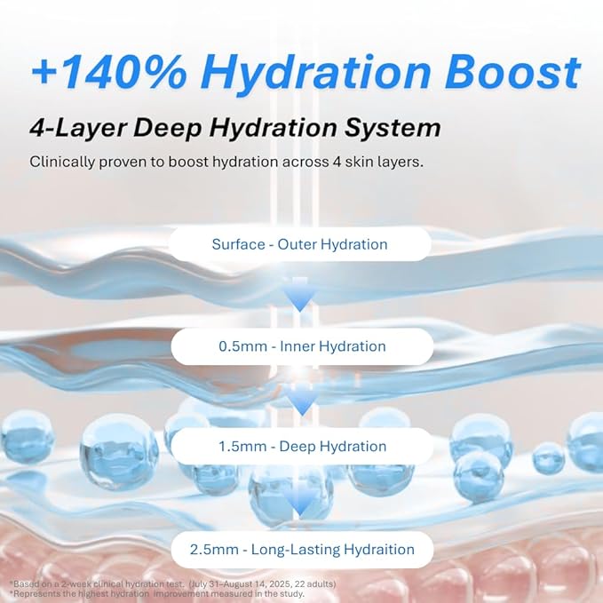 DEEPERCENT Bluewater Marine Barrier PDRN Face Cream - Night Cream Face Moisturizer Dewy Skin Deep Hydration Hyaluronic Acid Peptide Vegan Fragrance Free Sensitive Skin Korean Skin Care (1.69 fl oz)