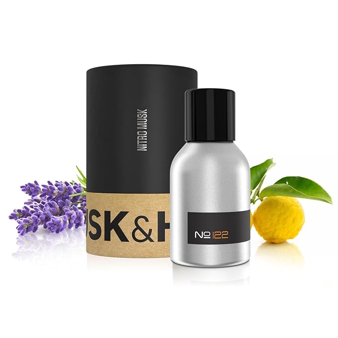 Premium Impression by Musk and Hustle No. 122, 1.5oz of Pure Concentrated Oil Cologne for Men, Crafted Using the Finest Ingredients.