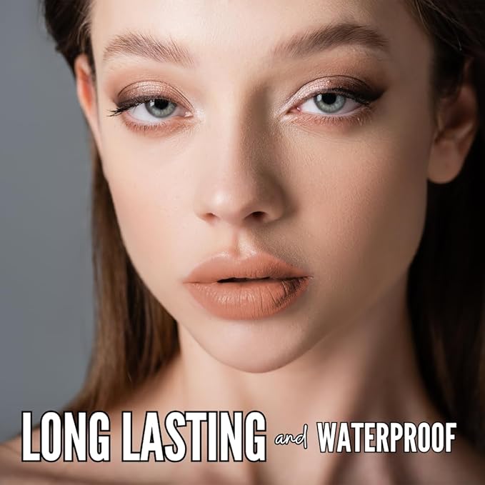 Mynena Nude Peach Long Lasting Lipstick for Women Waterproof & Transfer-Proof | Hydrating with Shea Butter | Bold Pigment Matte Color Lip Stain | Talc-Free & Vegan Product that Performs | Avani