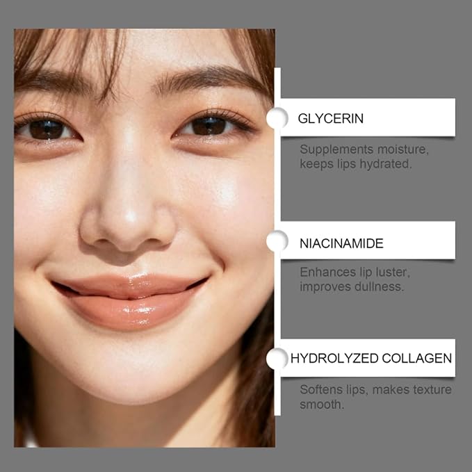 Color-Rich Lipampoules with Matching Lip Liner, Long-Lasting Moisturizing Lip Liner Oil, Moisturizing Lips Enhances Curves, Non-stick to Cup, Create a Natural Color