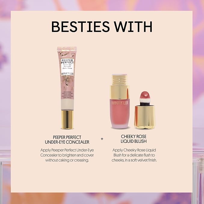 Winky Lux Muse Very There Lip Oil - Hydrating Nude Pink Tint with Jojoba Oil, Non-Sticky Glossy Lip Oil, Tinted Pink Gloss for Juicy Lips & Soft Vanilla Scent