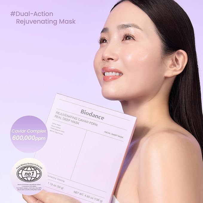 BIODANCE Multi-Care Experience Kit: Caviar PDRN, Bio Collagen & Ceramide Panthenol & Sea Kelp Mask Dicovery Bundle — All-in-one Korean Skin Care, Gifts for women, Skin Care Set