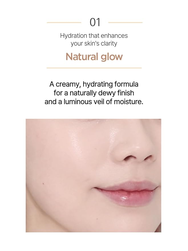 JUNG SAEM MOOL Essential Skin Nuder Cushion 19 N Light 0.49 Fl Oz (Refill Only, SPF 50 Broad Spectrum) | Natural Radiant Finish, Lightweight Hydration, Korean Cushion Foundation