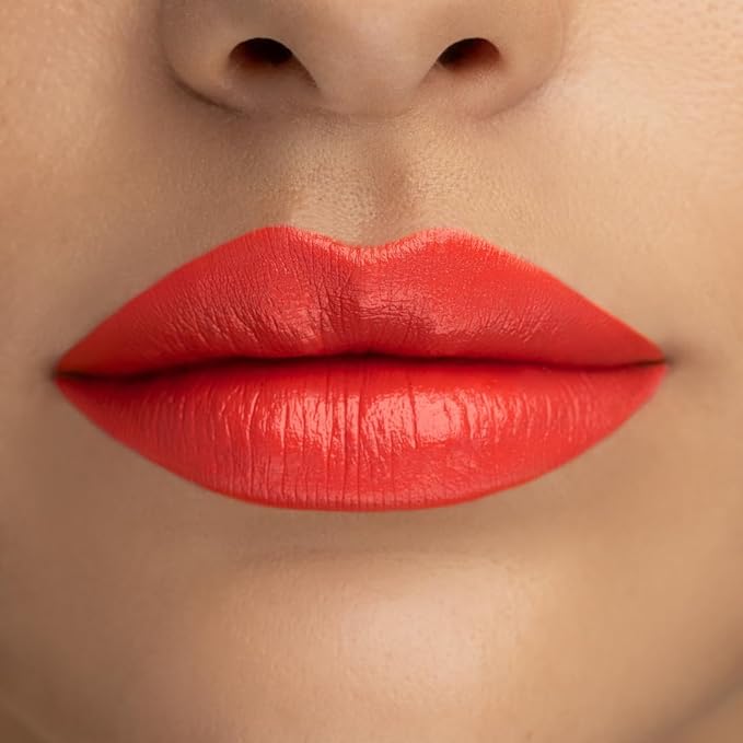 Radiant Professional Advanced Care Lipstick - Ultra Nourishing, Moisturizing Long Lasting Matte Lipstick With Vitamin E- UVA UVB Filters For Sun Protection- VELVET (16 SUNSET – CORAL RED)