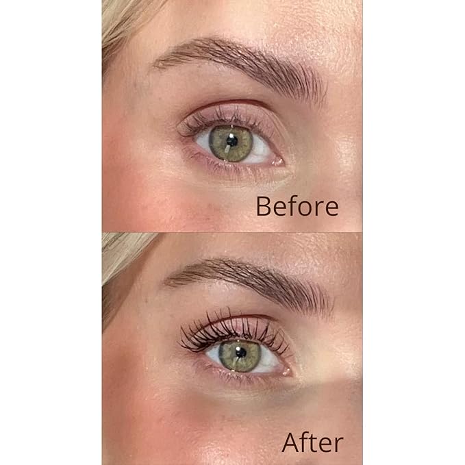 Sandstone Scandinavia Hypoallergenic Mascara Sensitive Eyes - Smudge-Proof, Sweatproof and Lengthening with amazing separation of the lashes - Vegan and Non Toxic (Brown, 9 ml)