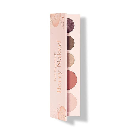 100% PURE Pretty Naked II Makeup Palette All in One Compact 3 Eyeshadow, Blush, Face Highlighter, Fruit Pigmented Natural Nude, Rose, Smokey Neutral for All Skin Types - Vegan (Nude to Smokey Tones)