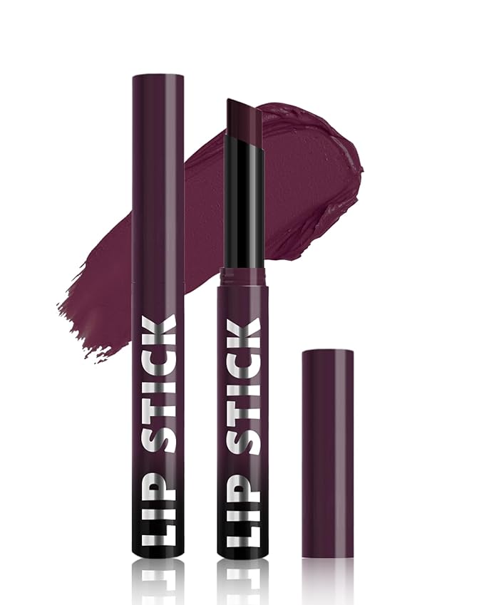 Matte Lipstick, Velvet purple Lip Stick Crayon Pencil, Waterproof Long Wear Lipstick 24 Hour High Pigmented, Smudge-proof Non-stick Hydrating Natural Lipgloss Christmas Day Makeup gift for Women-08