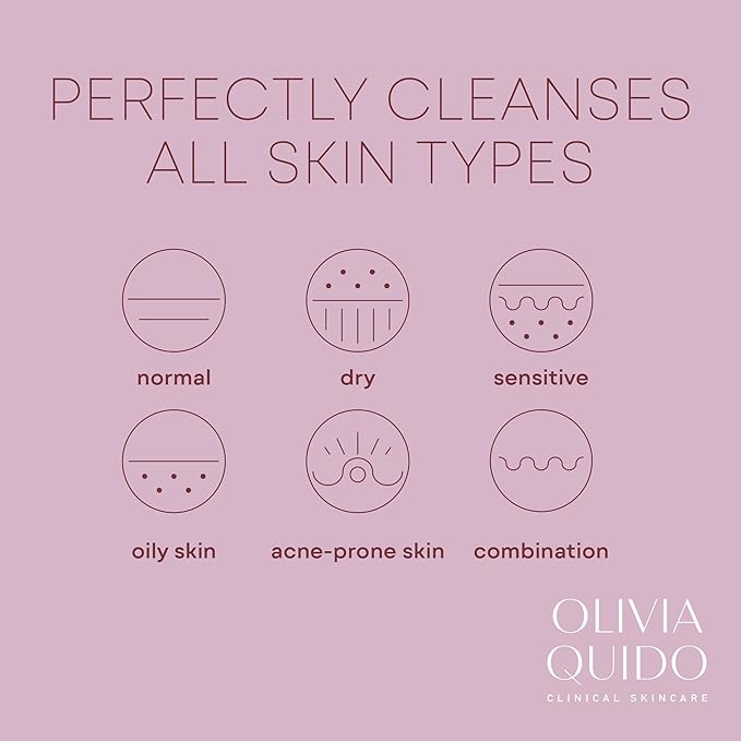 OLIVIA QUIDO Clinical Skincare Balancing Toner with Lilac & Sea Daffodil (6.76 fl.oz.) | Moisturizing and Pore Tightening Cleanser for All Skin Types