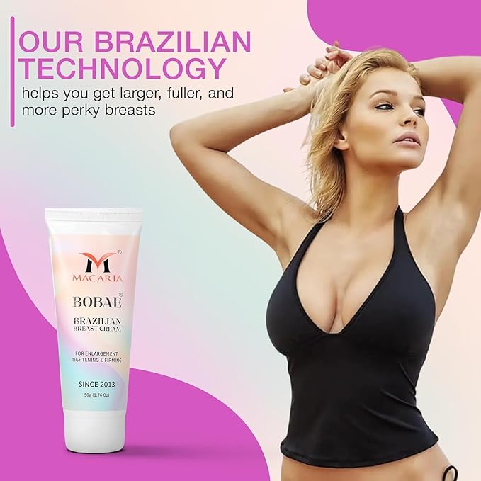 Crema Bobae para senos caídos | Crema de realce de senos y busto, gel de aumento natural con masaje de crecimiento rápido para mujeres, crema de aumento rápido