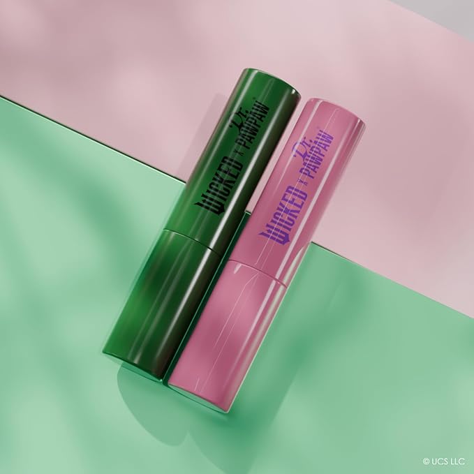 Dr. PawPaw Wicked Lip Balm Duo - Glistening, Bewitching - Natural Balm with Aloe Vera - Gluten Free Lip Moisturizer to Soften and Hydrate - 2 pc