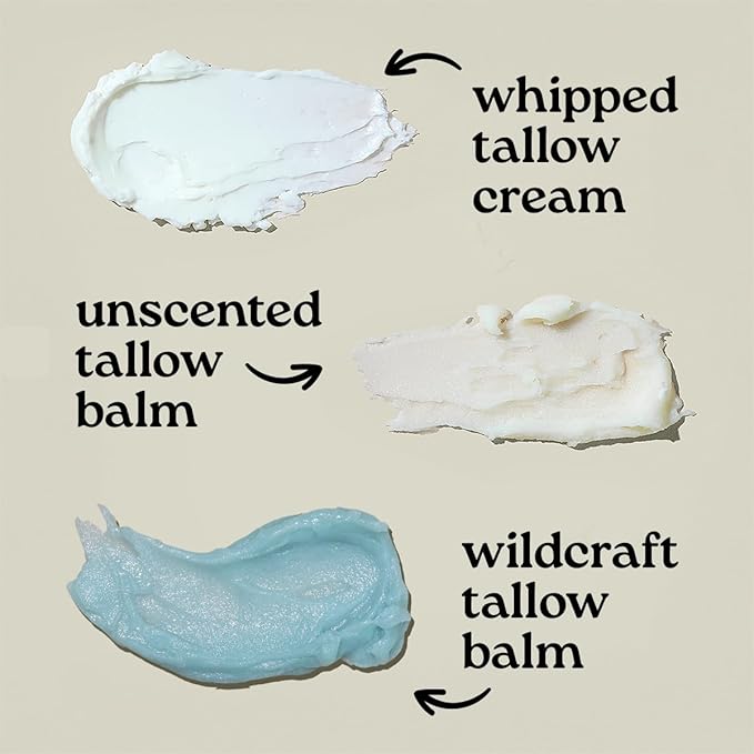 Healing Solutions - Whipped Tallow Balm, Vanilla Coconut Scent, Grass Fed/Grass Finished Beef Tallow with Organic Jojoba & Manuka Honey for Skin, Face & Body, All Natural Moisturizer, Made in USA