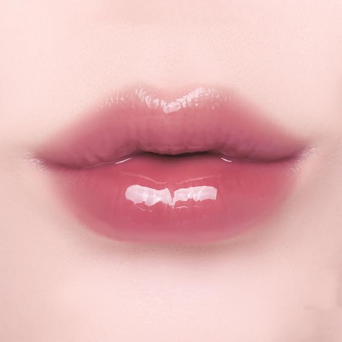 DINTO Frozen Lip Jelly - Icy Cool Plumping Lip Gloss with Metal Tip - High-Shine Non-Sticky Jelly Formula for Fuller, Juicy Lips - Vegan & Cruelty-Free - 0.34 fl oz - Shade 381 Spell