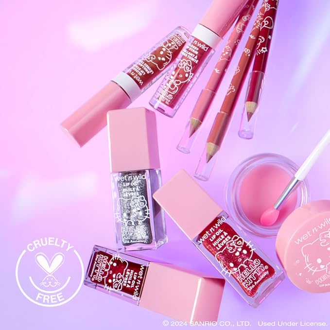 wet n wild Hello Kitty Lip Mask Spatula Duo- Nourishing Vitamin E, Murumuru Seed Butter & Shea Butter, Warm Apple Pie Lightly Scented, Cruelty-Free & Vegan