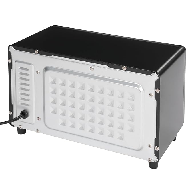 10L Nail Tool Cleaning Machine, High Capacity Nail Care Tools Drying Box Multi-Functional Manicure Tool Cleaning Cabinet for Home Use, Barbers, Beauty Salons, and Spas (Black)