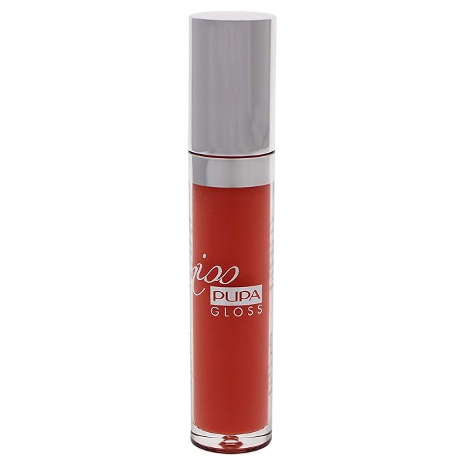 PUPA Milano Miss PUPA Milano Lip Gloss - Shiny, Smooth, Plump - Soft, Innovative Gel Texture - Glides Smoothly On Lips - For A Moisturizing And Volume Enhancing Effect - 202 Frosted Apricot - 0.17 OZ