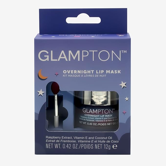 Overnight Lip Mask, Raspberry, 0.42 oz, Intense Repair, Non-Greasy