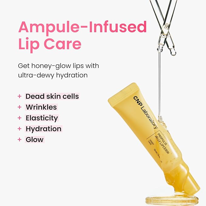 CNP Propolis Jelly Tinted Lipcerin™ - 02 Pink Donut, Hydrating Lip Balm & Gloss with Manuka Honey + Hyaluronic Acid, Stocking Stuffers, Gifts for Women, 0.3 fl.oz.